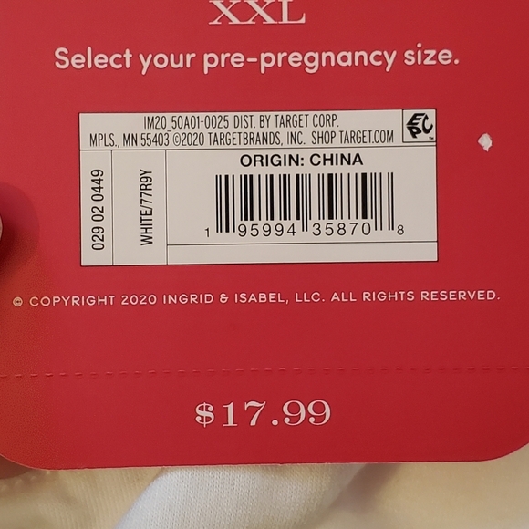 Isabel Maternity Hey there Pumpkin maternity t-shirt White Size XXL - Picture 9 of 9